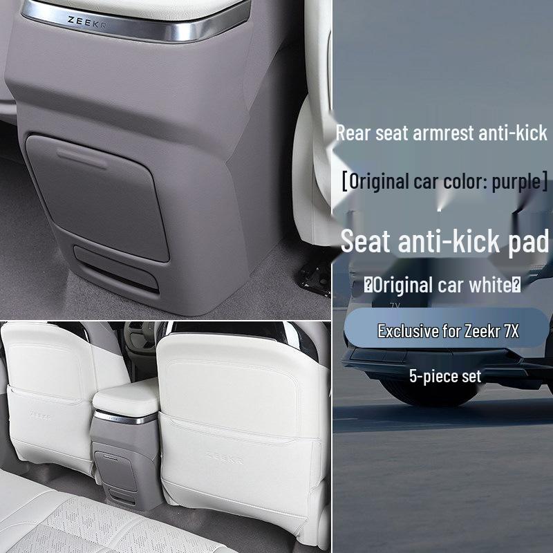 Zeekr 7X Rear Seat Kick Mats (2025-2026): Anti-Scratch, Anti-Dirt Backrest Protection Accessories