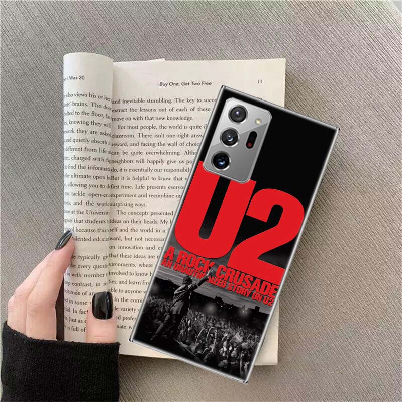 

Band U2 Phone Case For Samsung Galaxy S25 Edge S24 S23 FE S22 S26 Ultra S21 S20 S10 Plus Capa Soft Samsung S26 5G