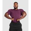 Gymshark Geo bezešvé tričko purpurová fialová tmavě fialová A5a2d PB1H