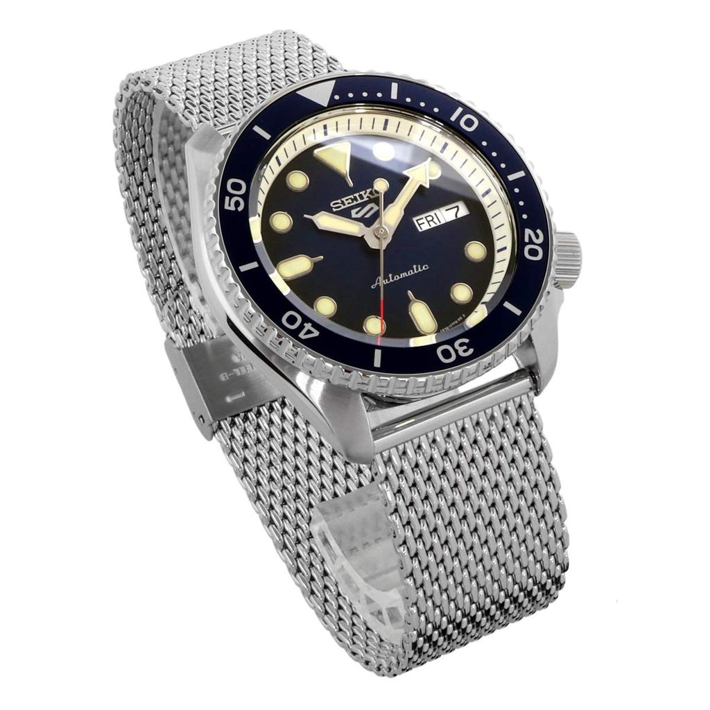 Seiko 5 Sports Automatic Limited Edition Men's Wristwatch SRPD71 Blue
