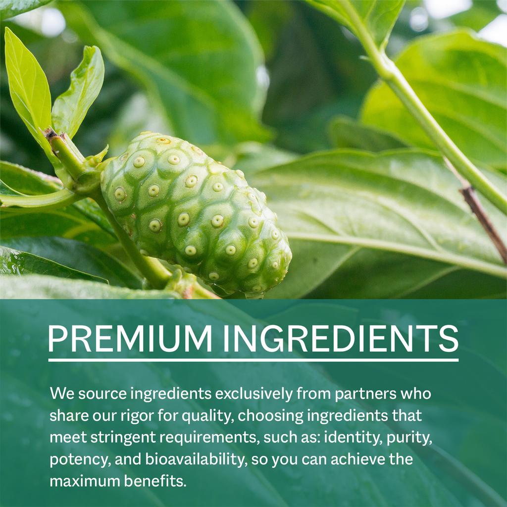 GREVIP Noni Fruit Extract Capsules, 6000 mg per serving, easily absorbed, suitable for adults.