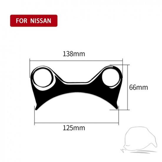 Piano Black Gear Shift Panel Decal Sticker Cover For Nissan 370Z Z34 2009-