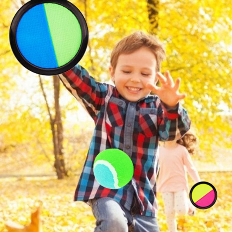 Adhesive Plate and Ball Toy For Toddler Safe Sticky Ball Training Game Family Bonding Activity Throwing Game for Party