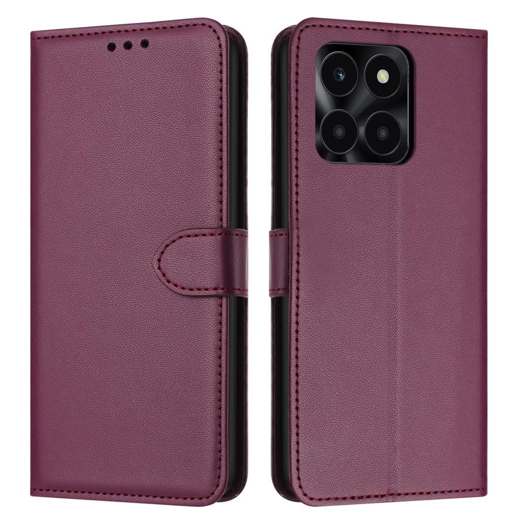 For Honor X6c 4G/X6b 4G/X6a 4G/X5b/X5b Plus Case Stand Wallet Leather Phone Cover with Strap