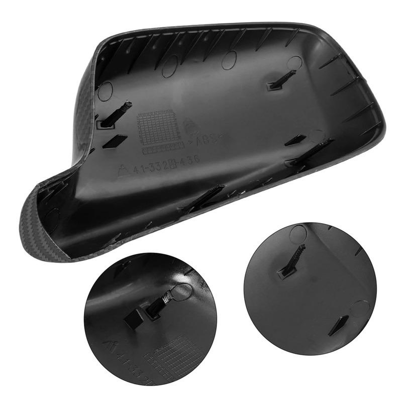 For 1999-2008 BMW E65 E66 E67 E46 Coupe E46 Cabrio 1Pair Car Rearview Mirror Covers Trim Caps 51167074235 51167074236