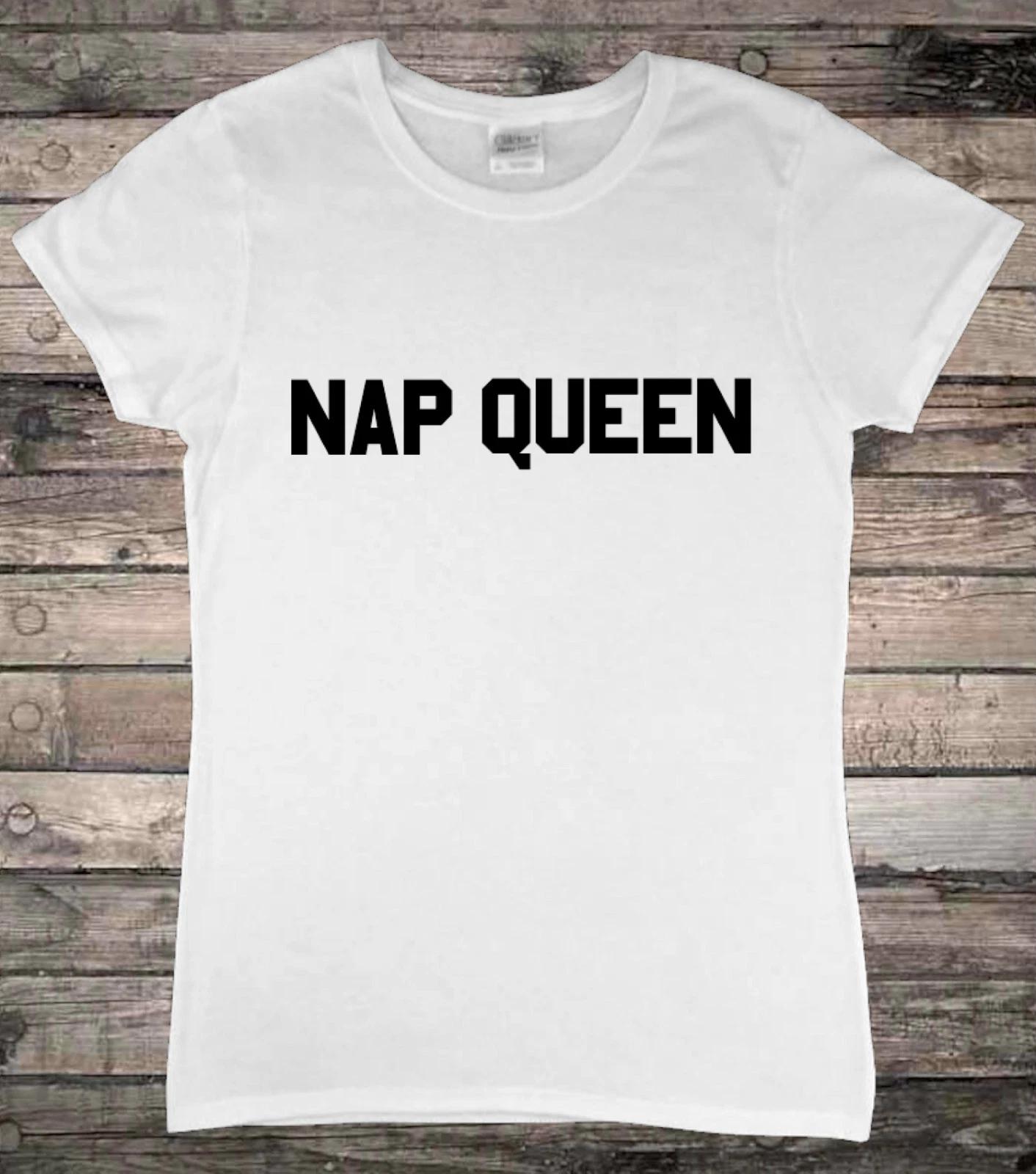 Nap Queen Love Naps Slogan T-Shirt 3XL