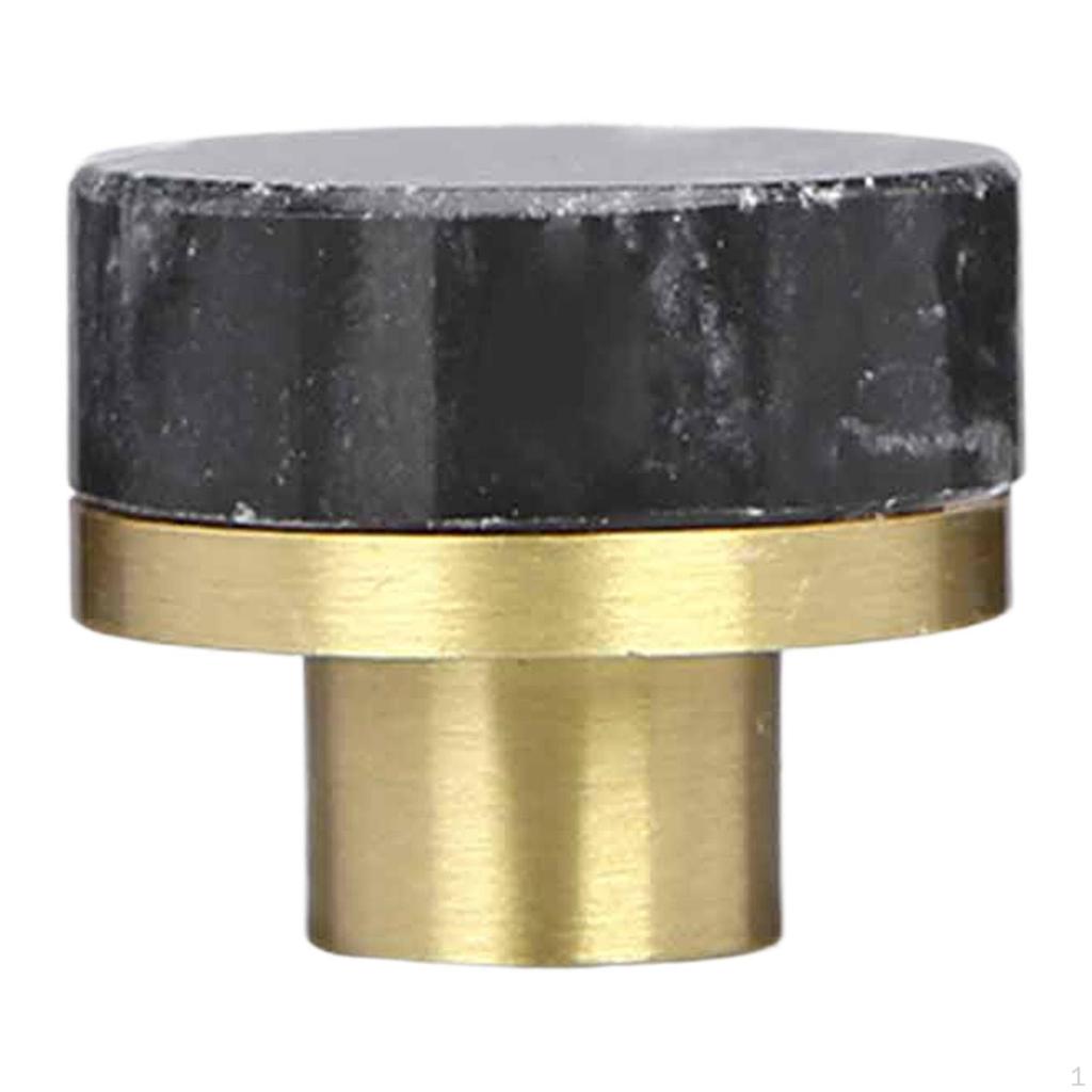 Brass And Marble Drawer Knob for Cabinet, Chest of Drawers, Wardrobe
