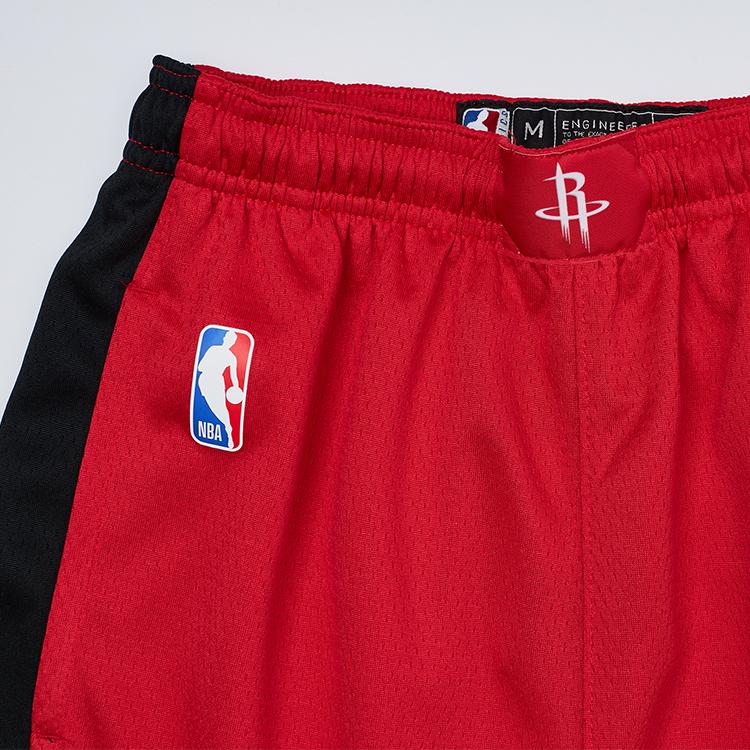 Nike X NBA Houston Rockets Trendy Color Block Quick Dry Breathable Lightweight Shorts Kids Shorts Red 3Z2B7BABZ-RCK