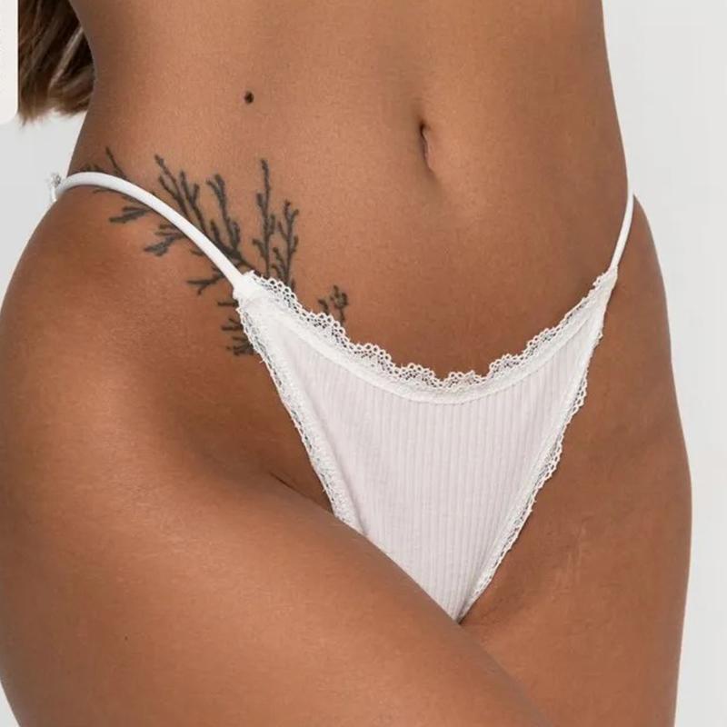 Buz İpek Dikişsiz Kadın İç Çamaşırı Seksi Düşük Bel Dantel Kenarlı İç Çamaşırı İnce Nefes Alabilir İç Çamaşırı