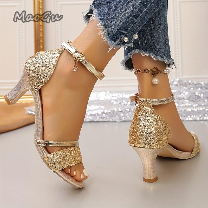 Fashion Elegant Women Wedding Party Prom Shoes Fashion Crystal Rhinestone Narrow Band Open Toe Thin High Heels Gladiator Sandals