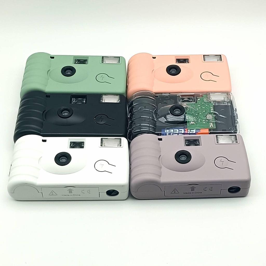 35mm Disposable Camera with 24 Exposures - C41 Film, Point-and-Shoot, Pattern Capable