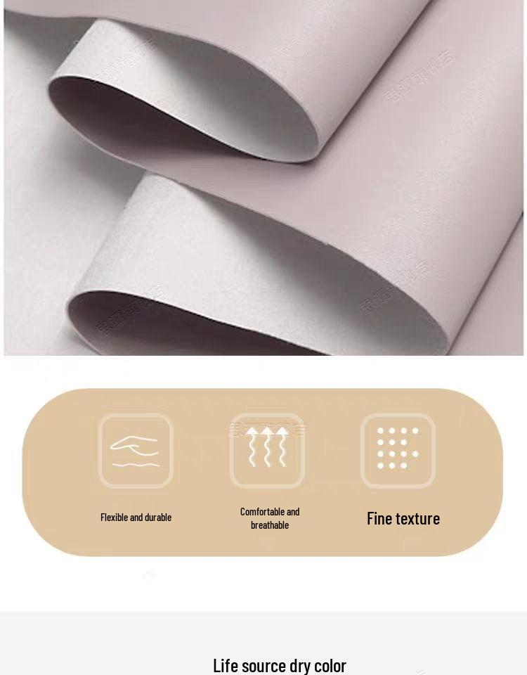 Modern Cream Leather Bedside Table - No Installation Needed