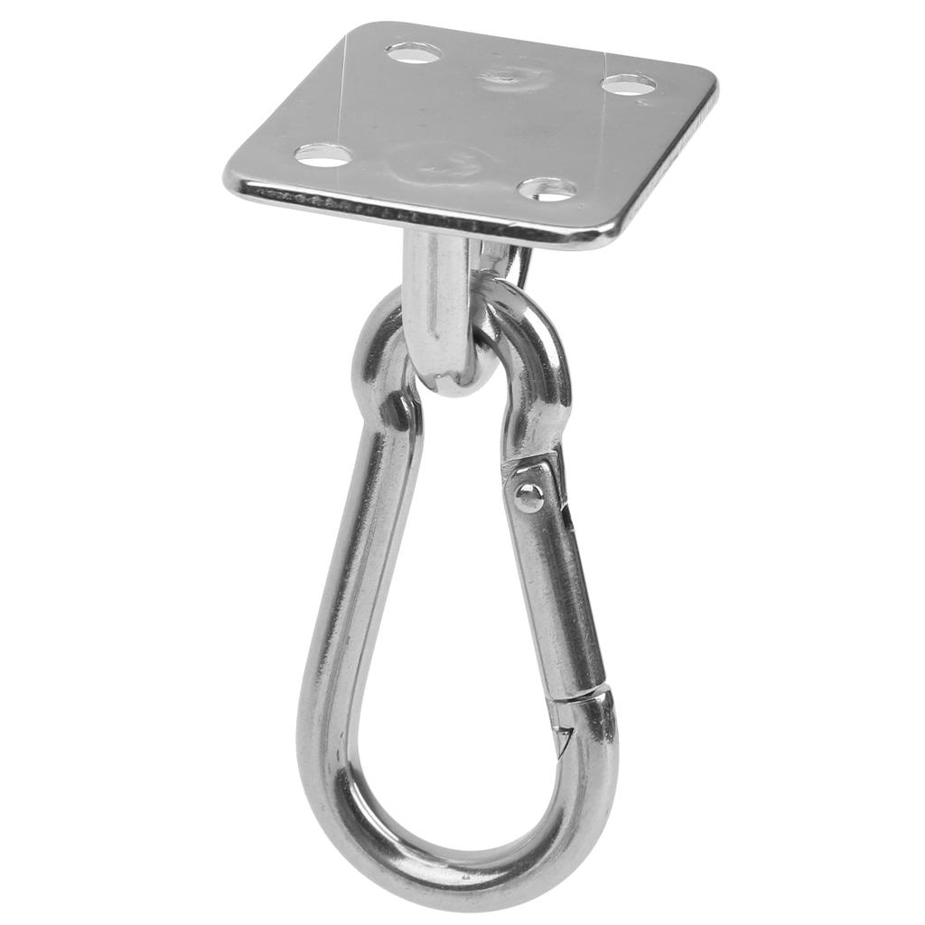 Placă de agățat de perete din oțel inoxidabil pentru tavan suspendat, cataramă cu cârlig fix pentru hamac