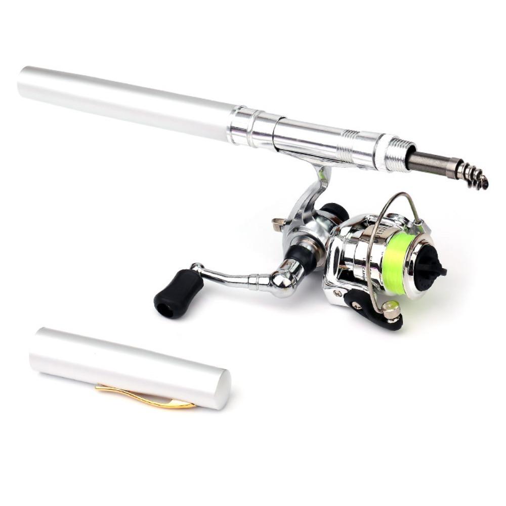 Collapsible Pocket Fishing Rod Kit Mini Fishing Rod Kit Fishing Rod Reel Combo  Outdoor Fishing