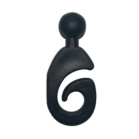 30/50Pcs Plastic Gazebo Curtain Hook Heavy Duty Multi-Functional Outdoor Hotel Gnats Netting Black Curtain Track Hooks Gazebo Accessories