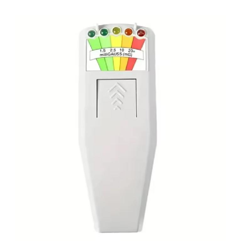 

5-світлодіодний вимірювач ЕМП Детектор магнітного поля Полювання на привидів Тестер паранормального обладнання Портативний лічильник Професійний тестер вимірювача ЕМП білий