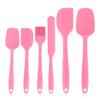 Food Grade Silicone Spatula Set Of 6 Heat-Resistant Rubber Spatulas And Cooking Utensils For Kitchen Non Stick Baking Decorating Mixing