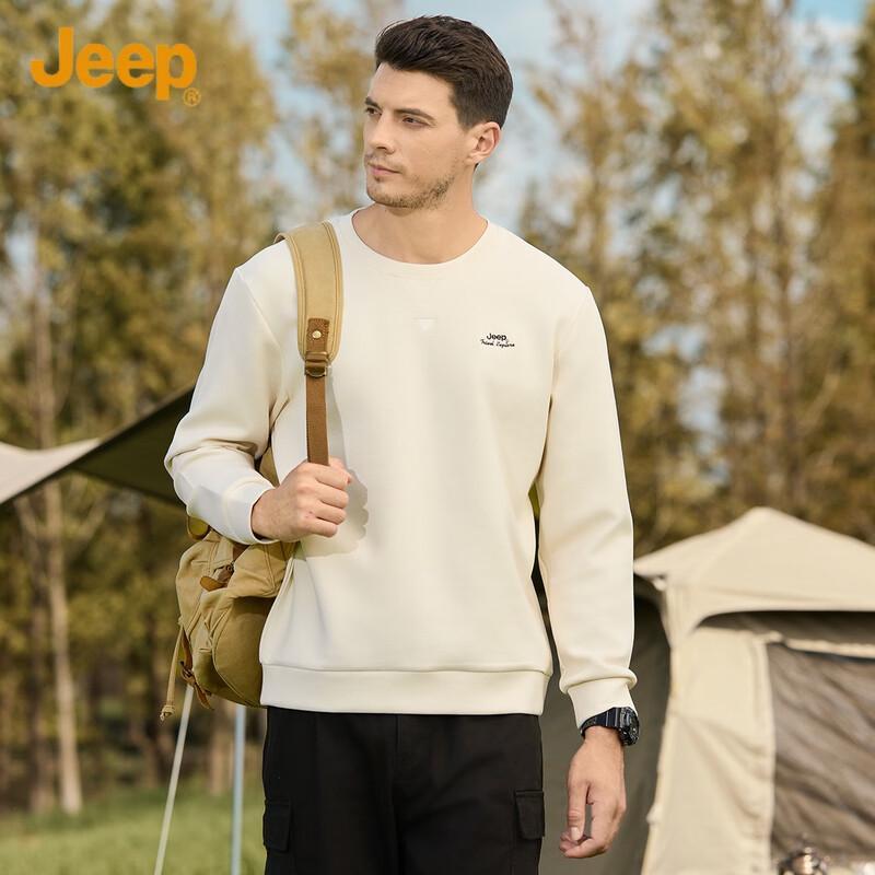 JEEP Men's Round Neck Casual Sweatshirt