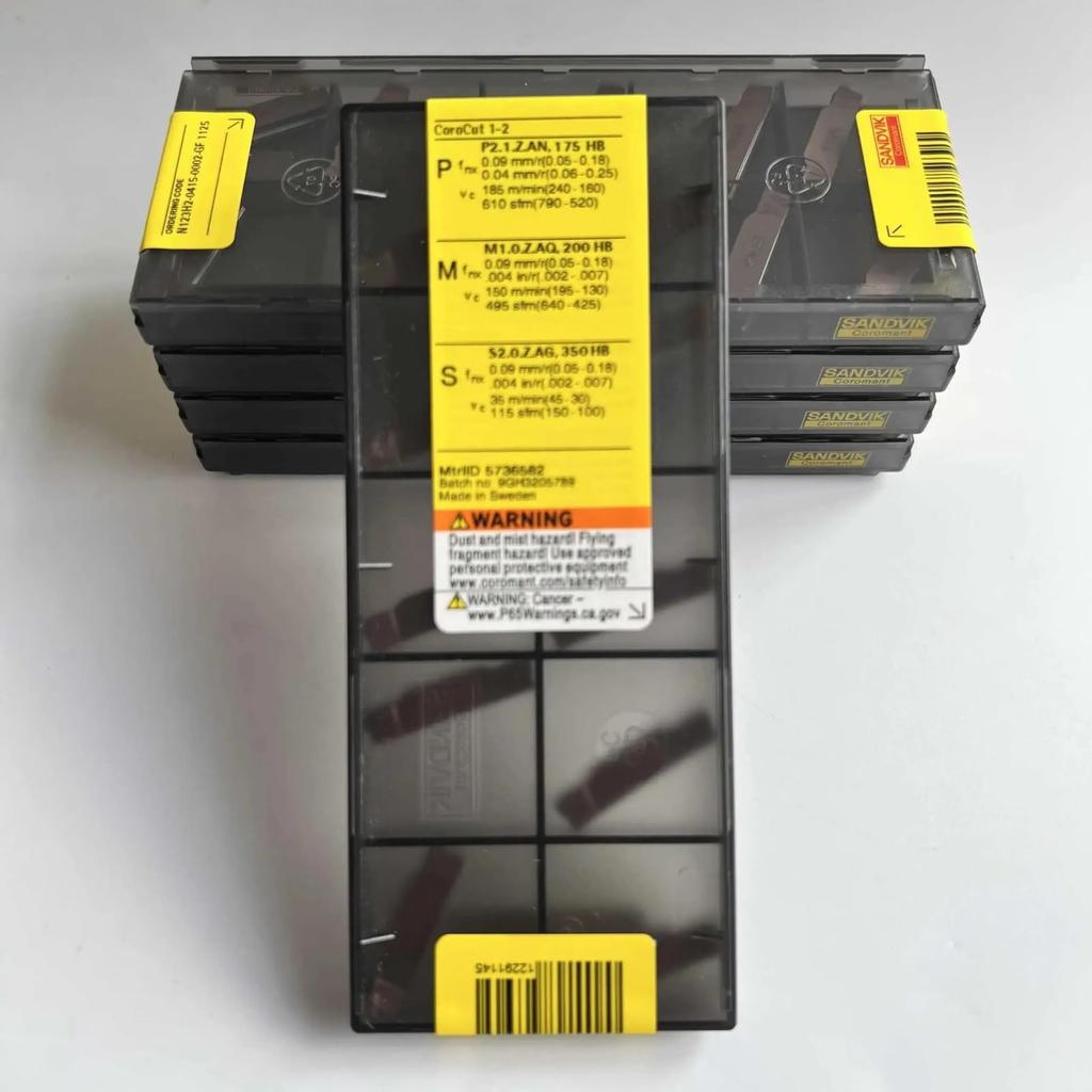 Original Sandvik / N123H2-0415-0002-GF 1125 /Carbide CNC Blade 10 PCS