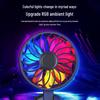 New Colorful USB Rechargeable Silent Neck-Hanging High-Speed Fan
