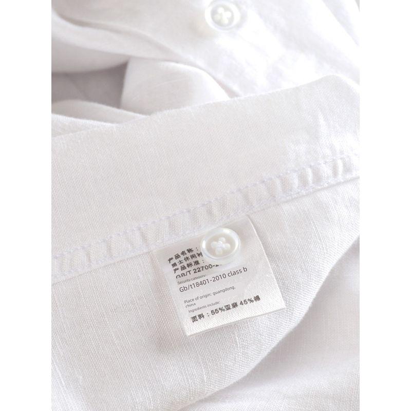 Trendy European and American Style Men's Cotton Long-Sleeved Shirt