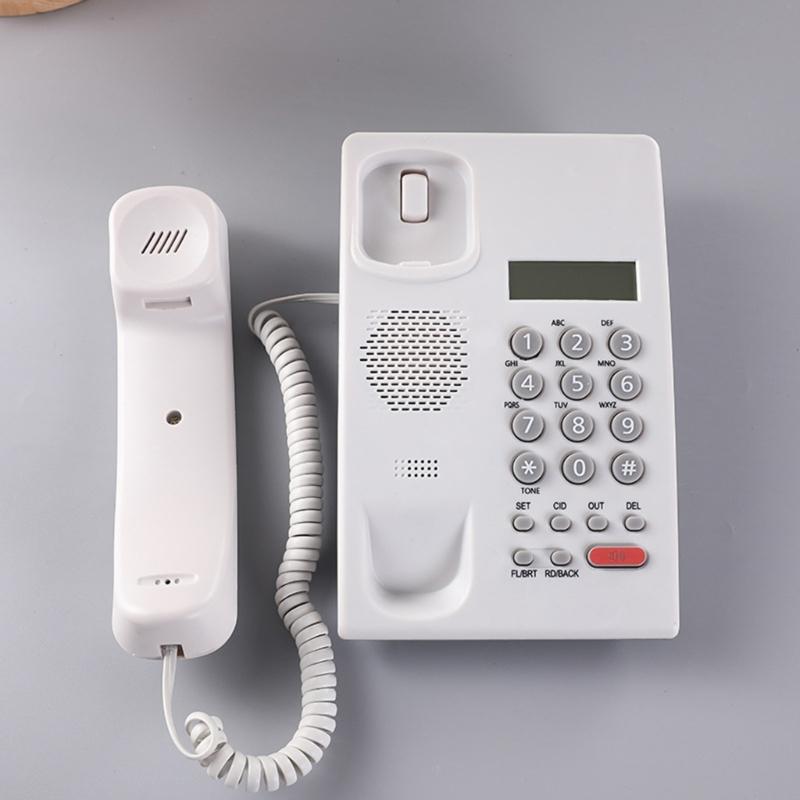 Kabelgebundenes Festnetztelefon Festnetz-Schreibtisch-Festnetztelefon Geräuschunterdrückung Anrufe Geeignet für Zuhause Hotel Büro