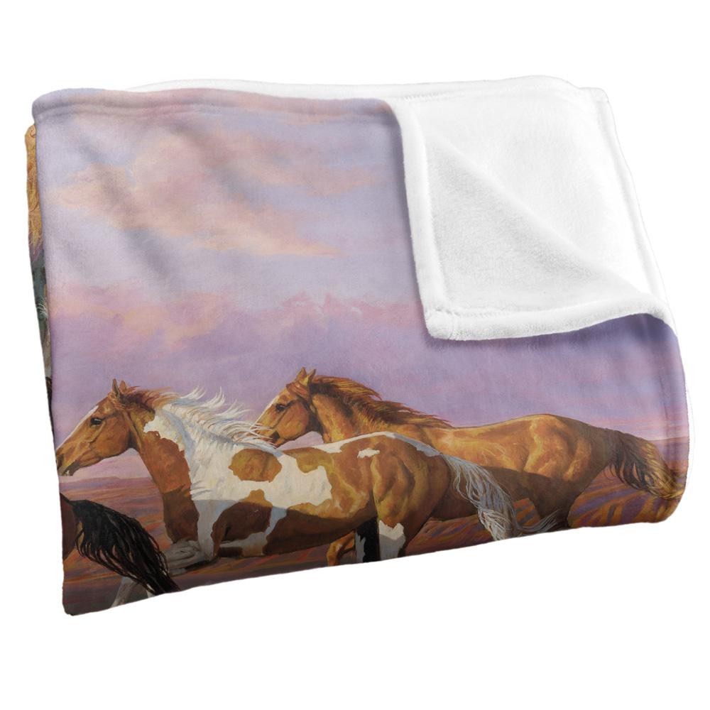 Wild Wings Sunset Cruise 2 Silky Supersoft Blanket