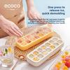 Press-type Silicone Ice Tray Mold Household Small Freezing Ice Cube Mold Easy Release Ice Cube Tray