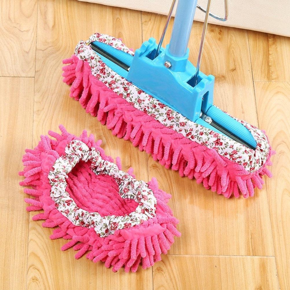 Floor Cleaning Mop Slippers Removable Shoe Covers Washable Mops Socks Sweeping Cleaning for Kitchen