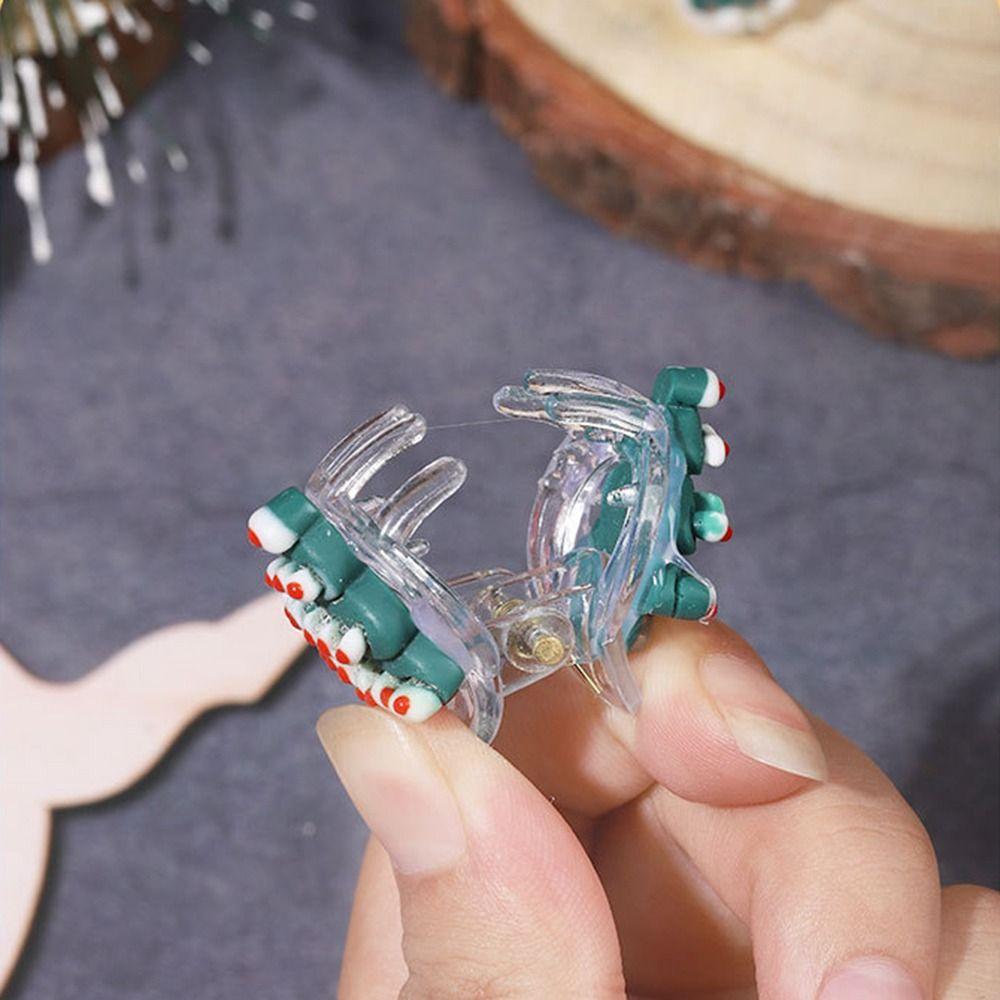 Baby New Year Hair Accessories Korean Style Barrette Christmas Hair Clip Hair Crab Mini Hair Claw
