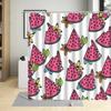 Cartoons Fruit Waterproof Bathroom Decor Banana Watermelon Avocado Printing Shower Curtain Polyester Fabric Curtains With Hooks