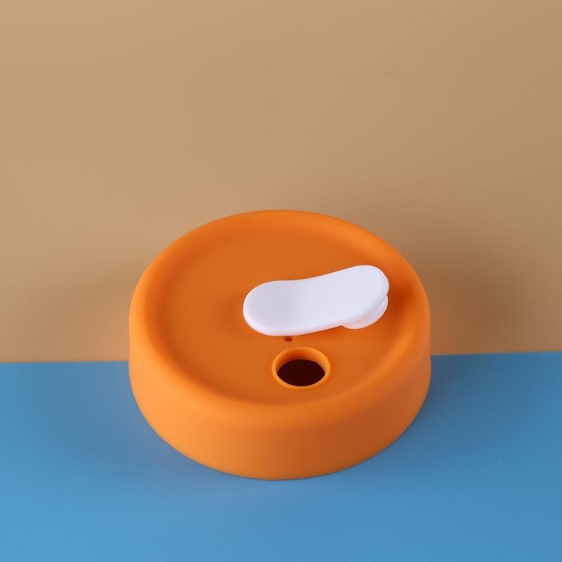 Double-hole Cover, Straw Silicone Cap, Buckle Silicone Cover, Cute, Cartoon, Dust-proof, Can Accommodate Large Straw