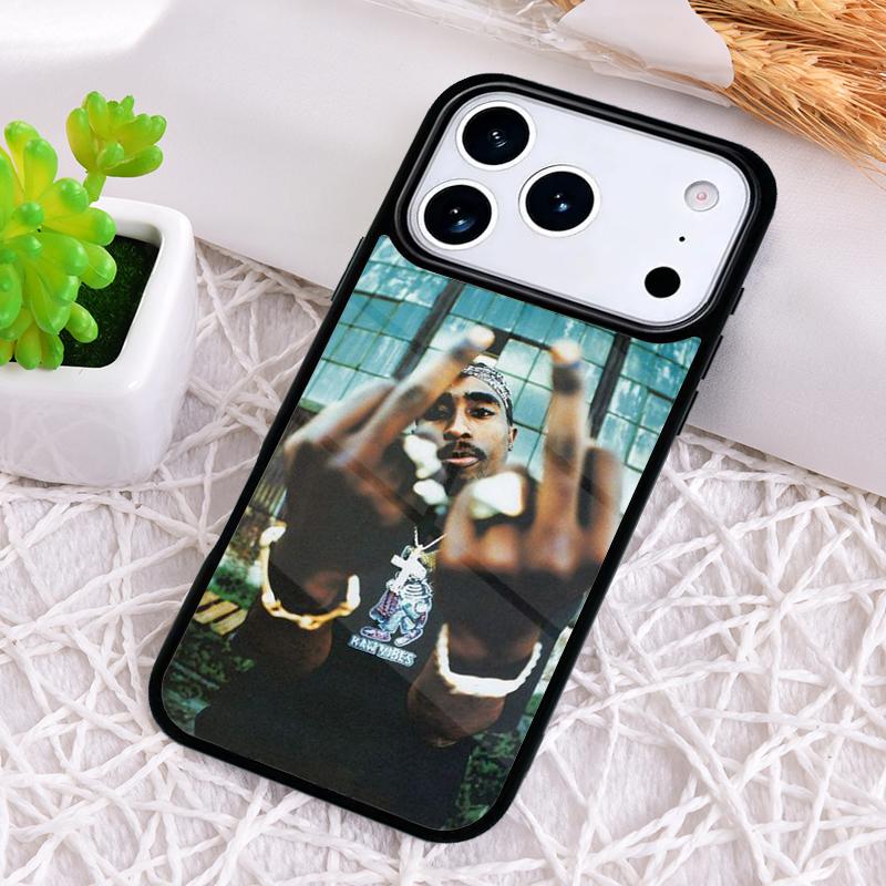 Freddo 2Pac Tupac Shakur Phone Case for iPhone 17 Air 16 15 11 12 14 13 Pro Max Shockproof Cover