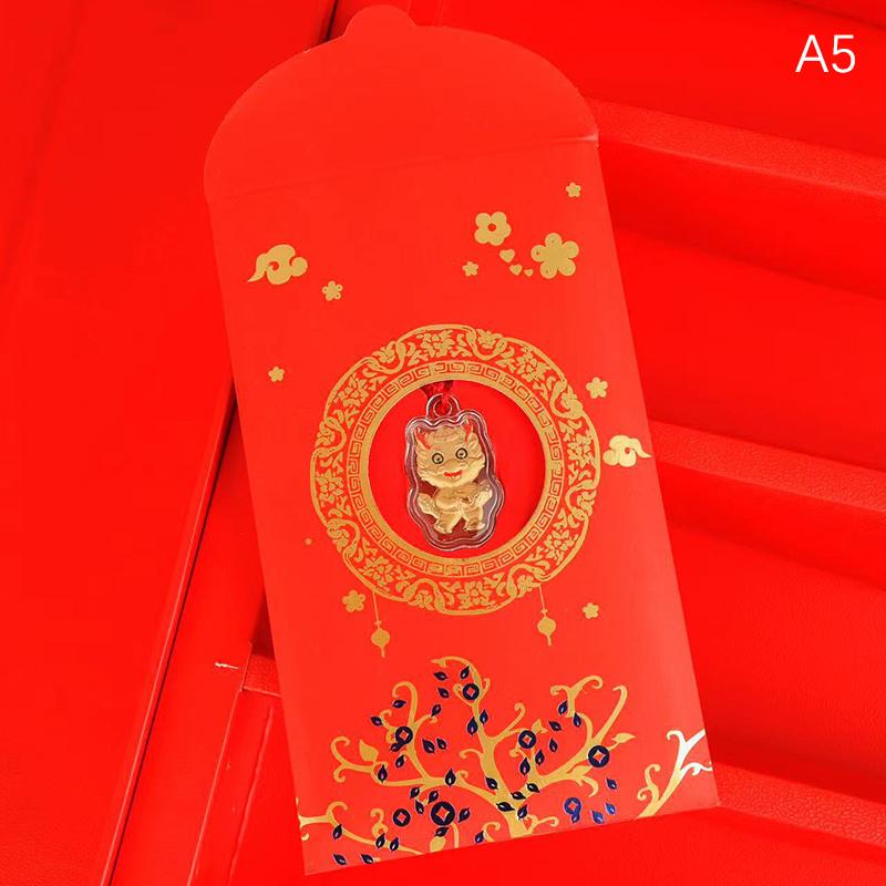 2025 Year Of The Dragon Gold Foil Commemorative Coin New Year Red Envelope Chinese New Year Spring Festival Souvenirs Gift