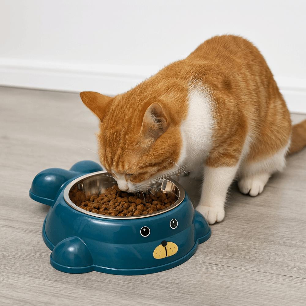 Non-slip Cat Water Bowl Anti Tip Dog Food Bowl Anti-Spill Pet Feeder Feeding Drinking