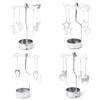 1pcs  Silver Gold Candlesticks Rotating Romantic Rotation  Carrousel Tea Light Candle Holder Dinner Wedding Bar Party