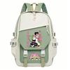 Large Capacity Schoolbag with Shoulder Strap; Student Three-piece Pencil Case Set