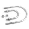 Ledewei 304 Stainless Steel U-Bolt Pipe Clamp Set