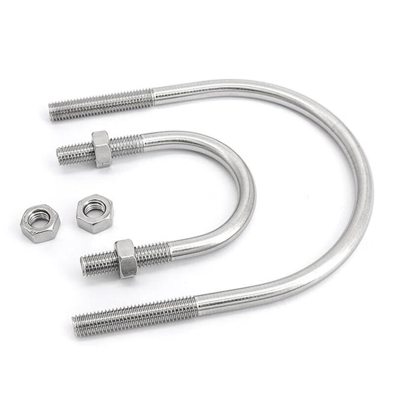 Ledewei 304 Stainless Steel U-Bolt Pipe Clamp Set