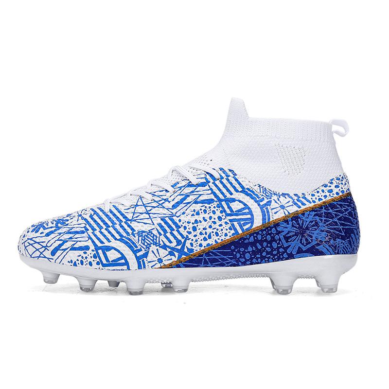 New High-top Men's and Women's Adult TF Broken Nails FG Long Nails Student Competition Men's Football Shoes AG Long Nails Training Shoes