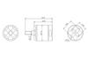 Qunxi QM2816 Brushless EDF Motor for Model Aircraft