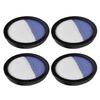 4PCS High Efficiency Filters Vacuum Cleaner Filters Replacement Filter Plastic Texture Spare Part Suitable for NEC185
