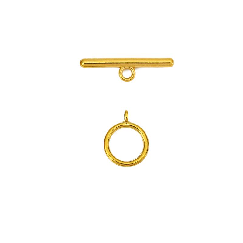 5sets Stainless Steel Toggle OT Clasps Necklace Hooks PVD Never Fade End Connectors For Bracelet Diy Jewelry Making Accessories