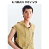 UR 2025 Men's Casual Color-Block Print Hooded Vest