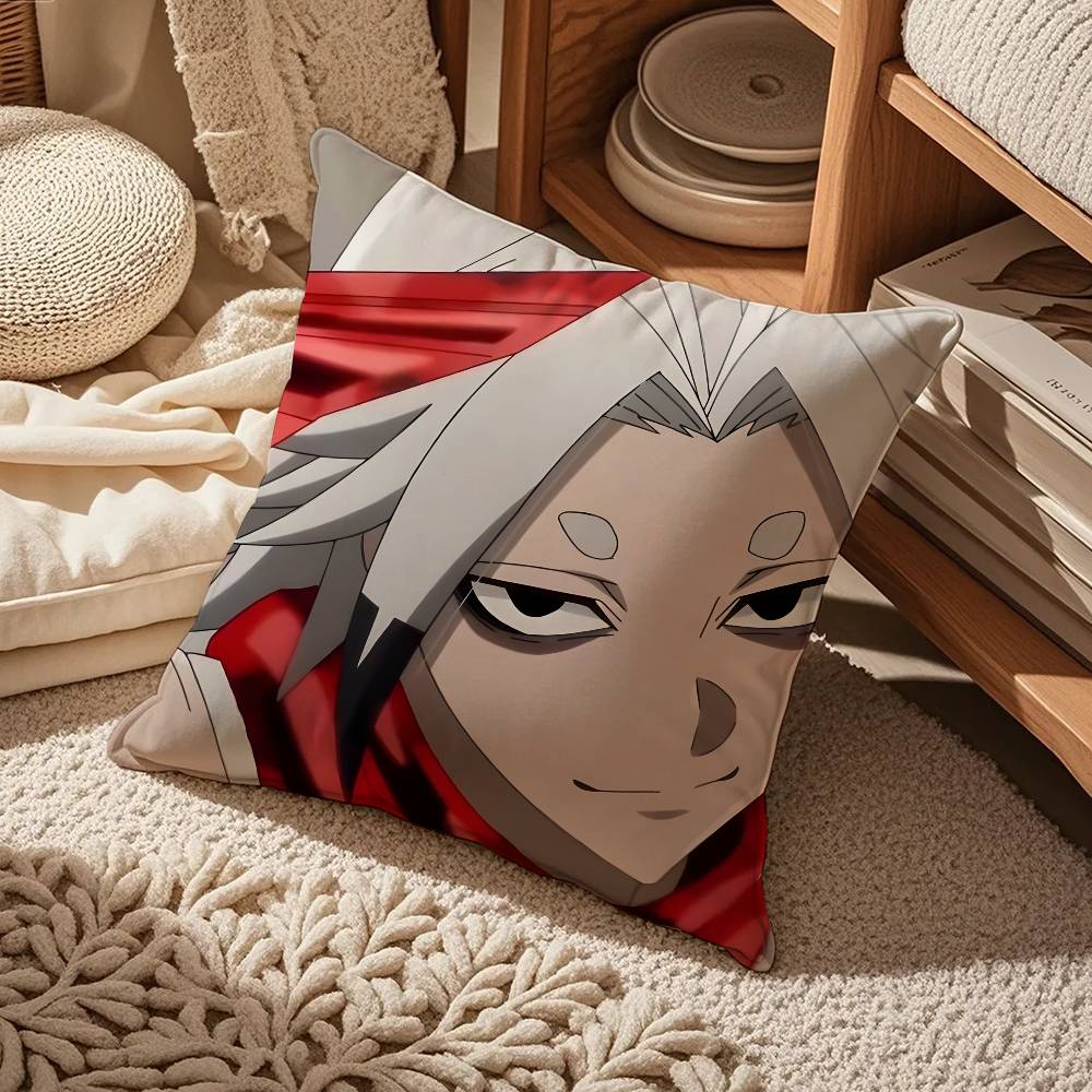 T-Tougen A-Anki Anime Pillow Case Comfort Sofa Bed Silky Elegant Invisible Zipper Custom Decorative Cushion Cover