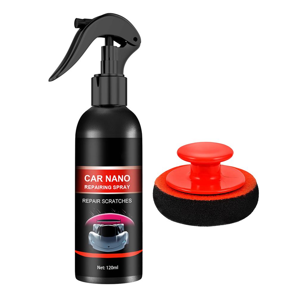 120ML Bil Keramisk Nano Beläggning Vätska Lack Ljus Poleringsspray Anti-Repor Vattentätt Lager Auto Snabb Renoveringsverktyg