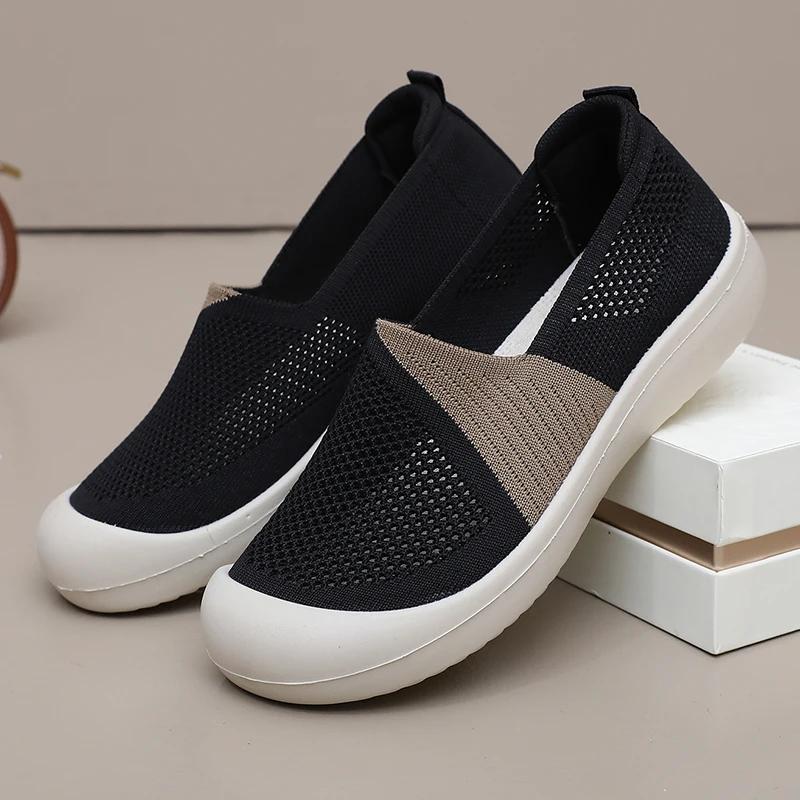 Fashion Women's Comfortable Casual Shoes for Summer 2025 Breathable and Lightweight Versatile Outdoor Travel Shoes with