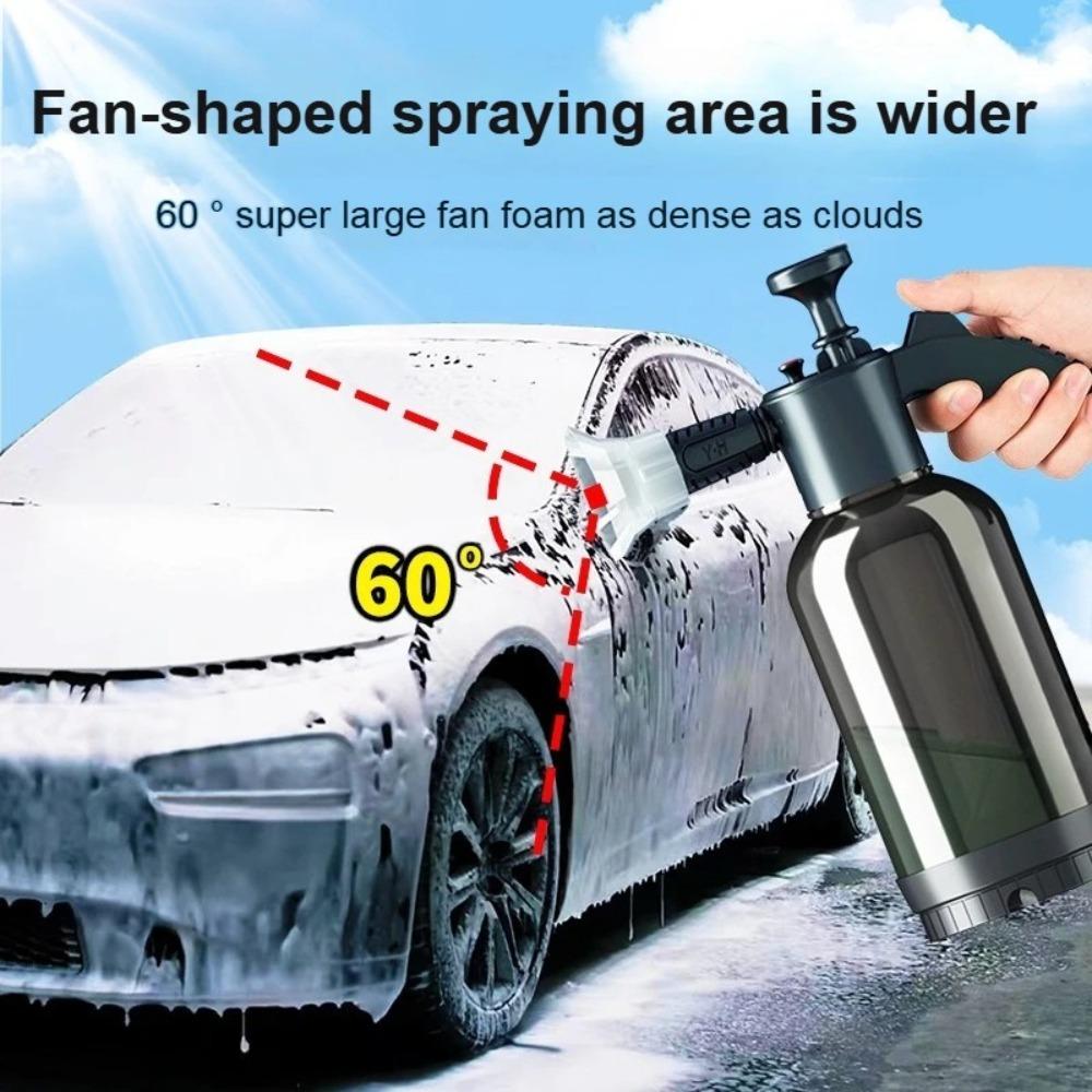 Handheld Foam Sprayer Manual Foam Spray Bottle Handheld Pressure Sprayer For Car Wash Home Plant Watering