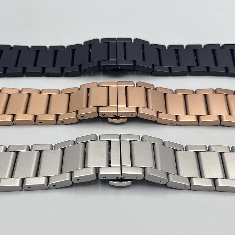 27*19mm Edelstahlarmband Silber für Hublot Uhrenarmband Armband Big Bang Classic Fusion Serie Herren Damen Uhrenarmbänder