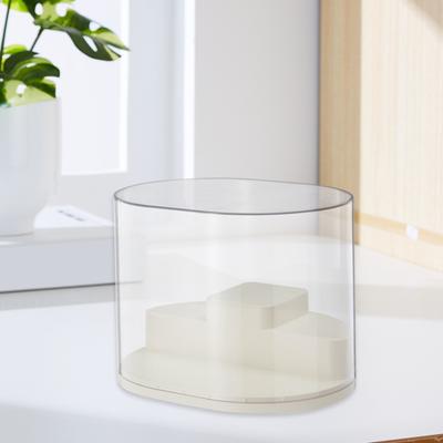 Yousheng Figure Storage Box Dust-proof Display Rack Transparent Design Stackable Multipurpose Display Cabinet Figure Organizer